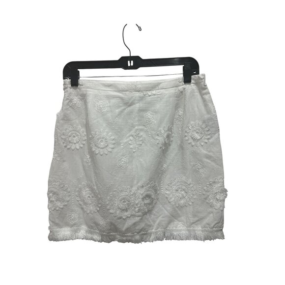 WALTER BAKER Women White Mini Skirt 8 - Picture 3 of 4